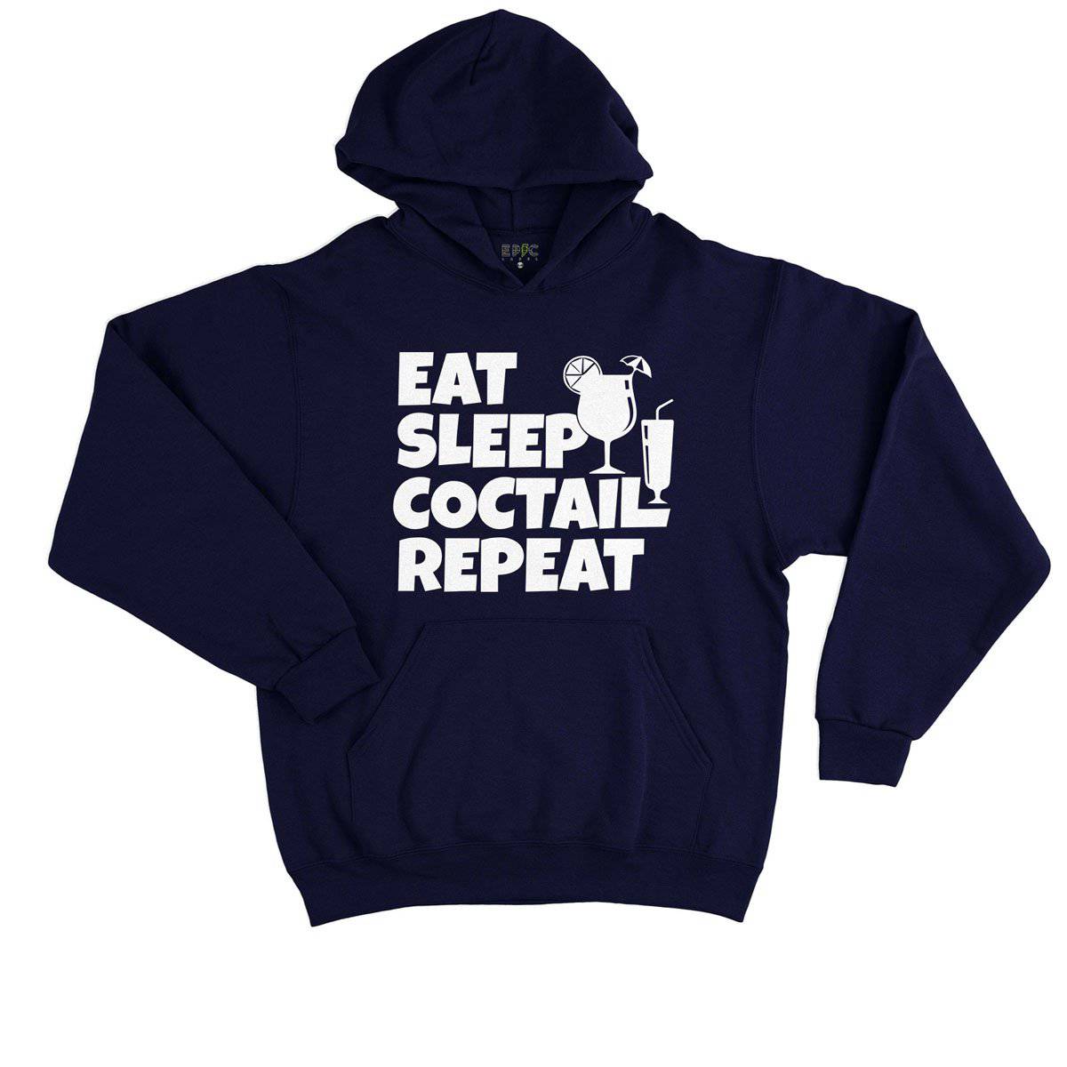 Epic Label Sweat à capuche Eat Sleep Coctail Repeat Sweat à Capuche Enfant