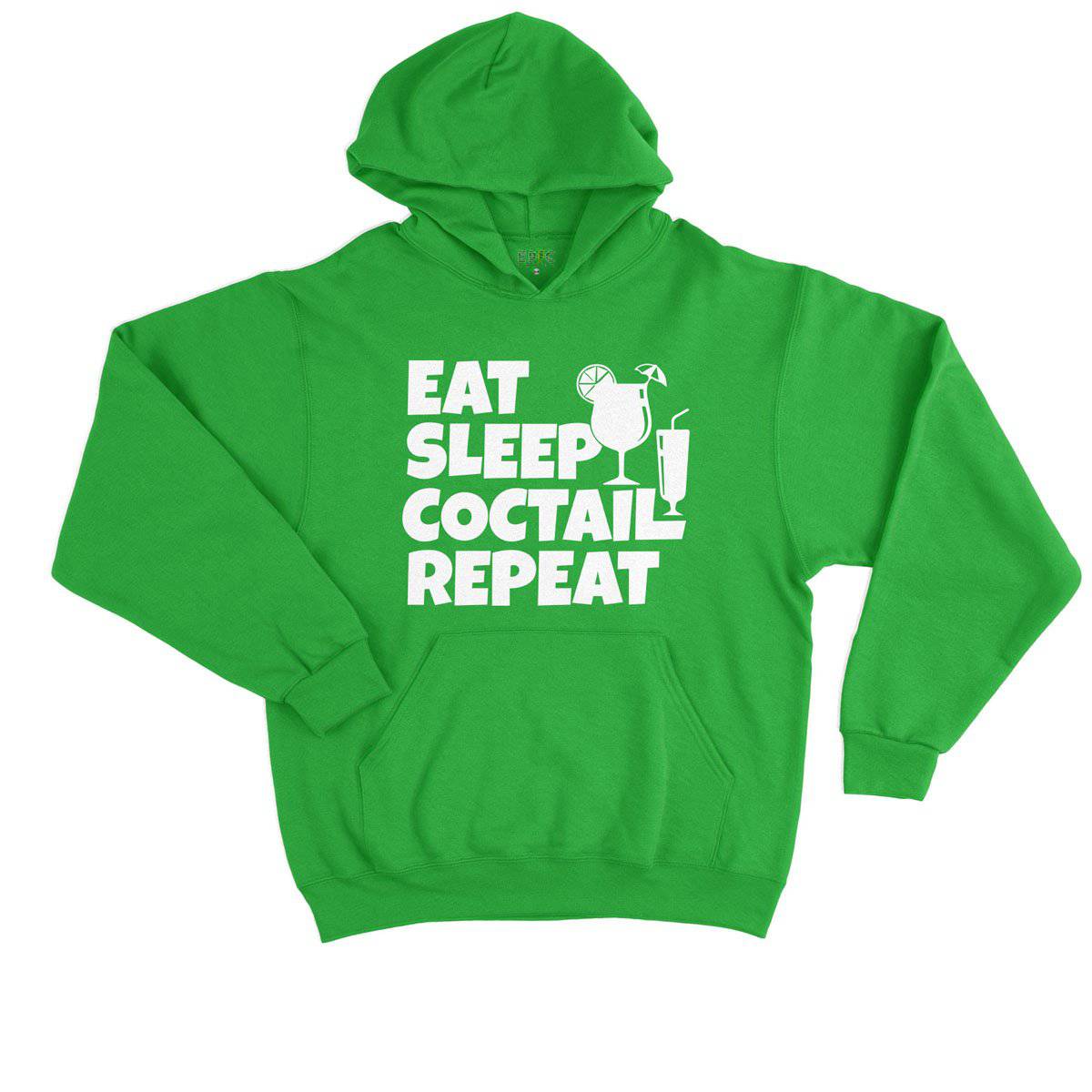 Epic Label Sweat à capuche Eat Sleep Coctail Repeat Sweat à Capuche Enfant