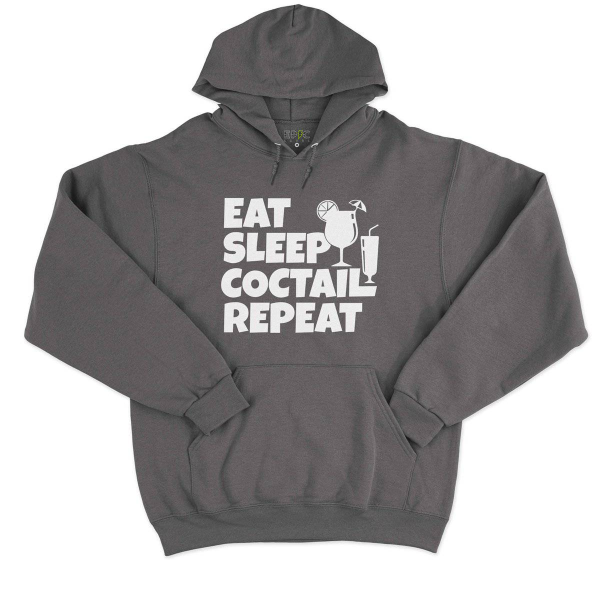 Epic Label Sweat à capuche Eat Sleep Coctail Repeat Sweat à Capuche Pour Homme