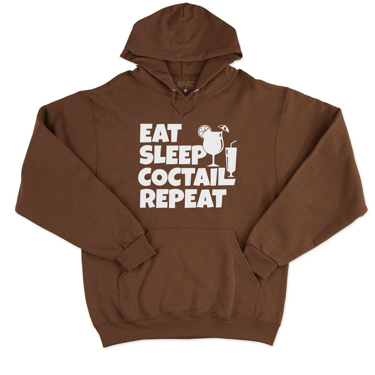 Epic Label Sweat à capuche Eat Sleep Coctail Repeat Sweat à Capuche Pour Homme