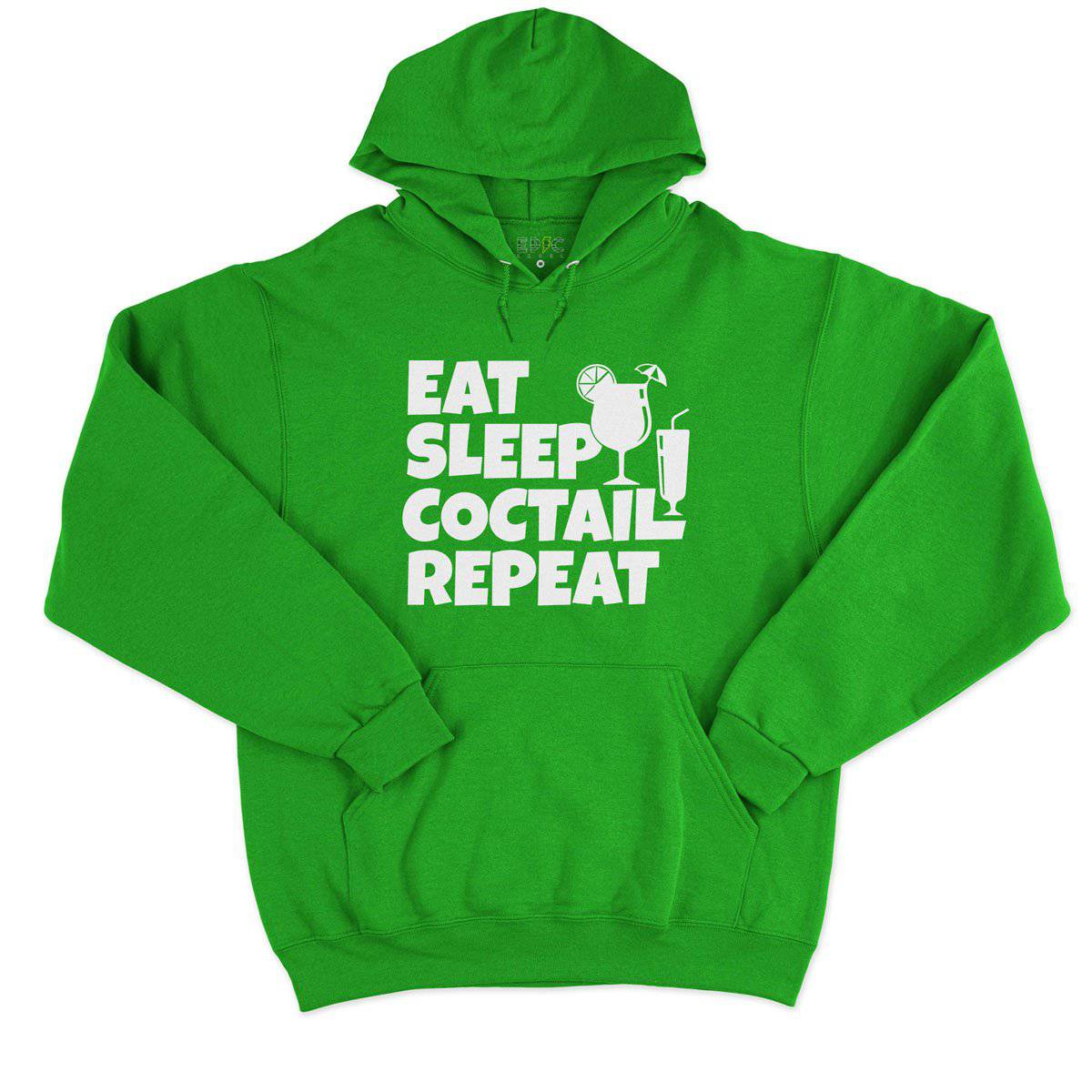 Epic Label Sweat à capuche Eat Sleep Coctail Repeat Sweat à Capuche Pour Homme