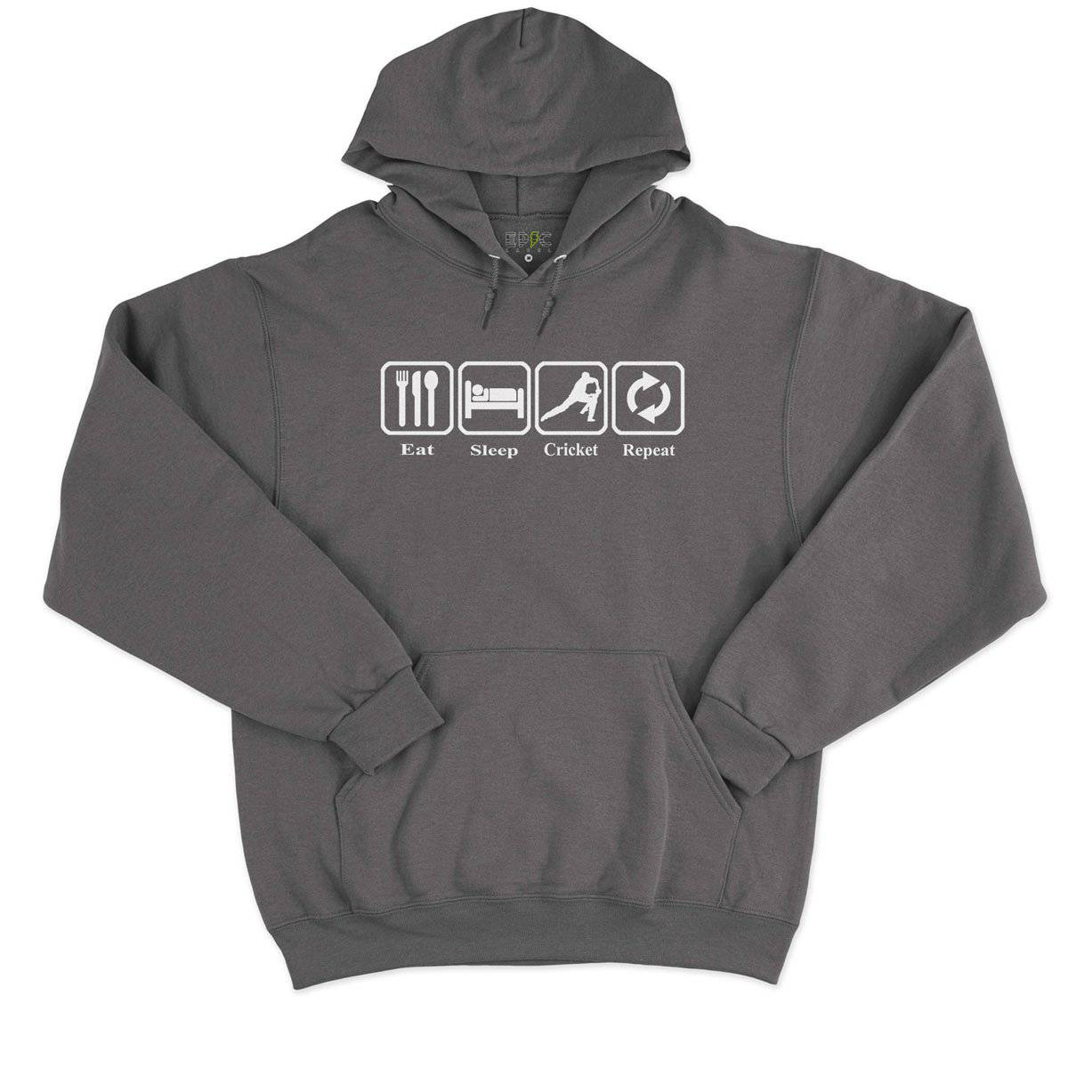 Epic Label Sweat à capuche Eat Sleep Cricket Repeat Sweat à Capuche Pour Homme