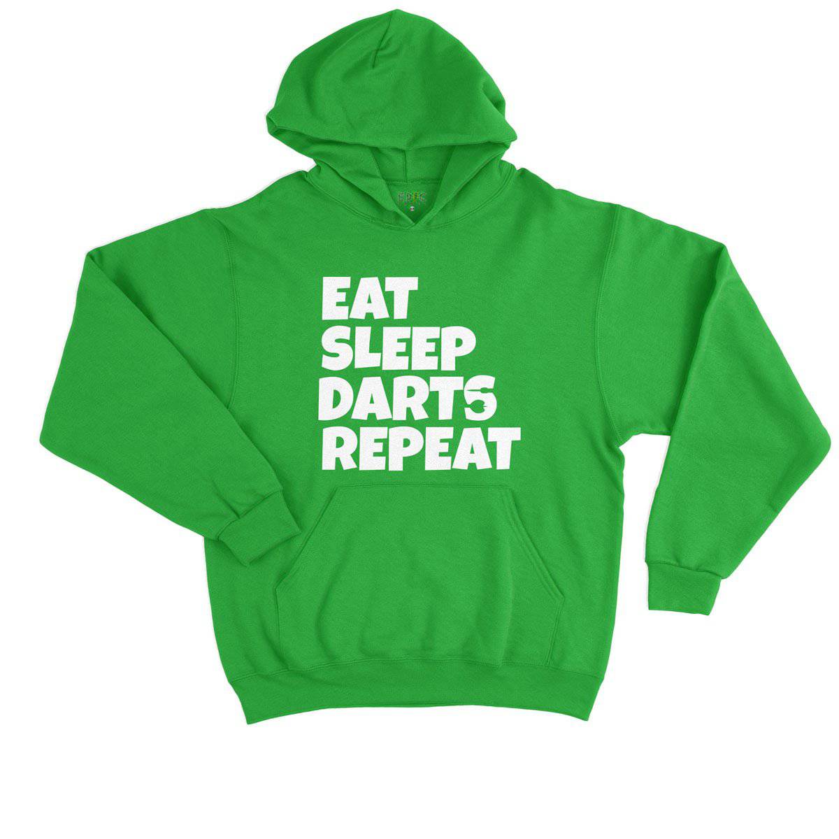 Epic Label Sweat à capuche Eat Sleep Darts Repeat Sweat à Capuche Enfant
