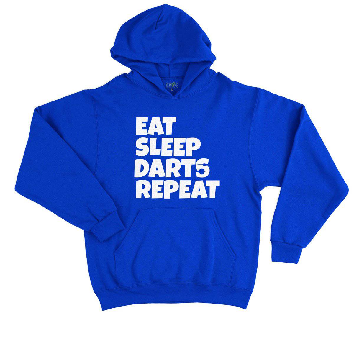 Epic Label Sweat à capuche Eat Sleep Darts Repeat Sweat à Capuche Enfant