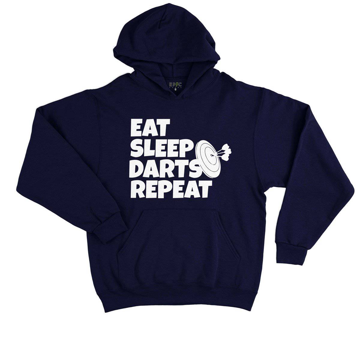 Epic Label Sweat à capuche Eat Sleep Darts Repeat Sweat à Capuche Enfant