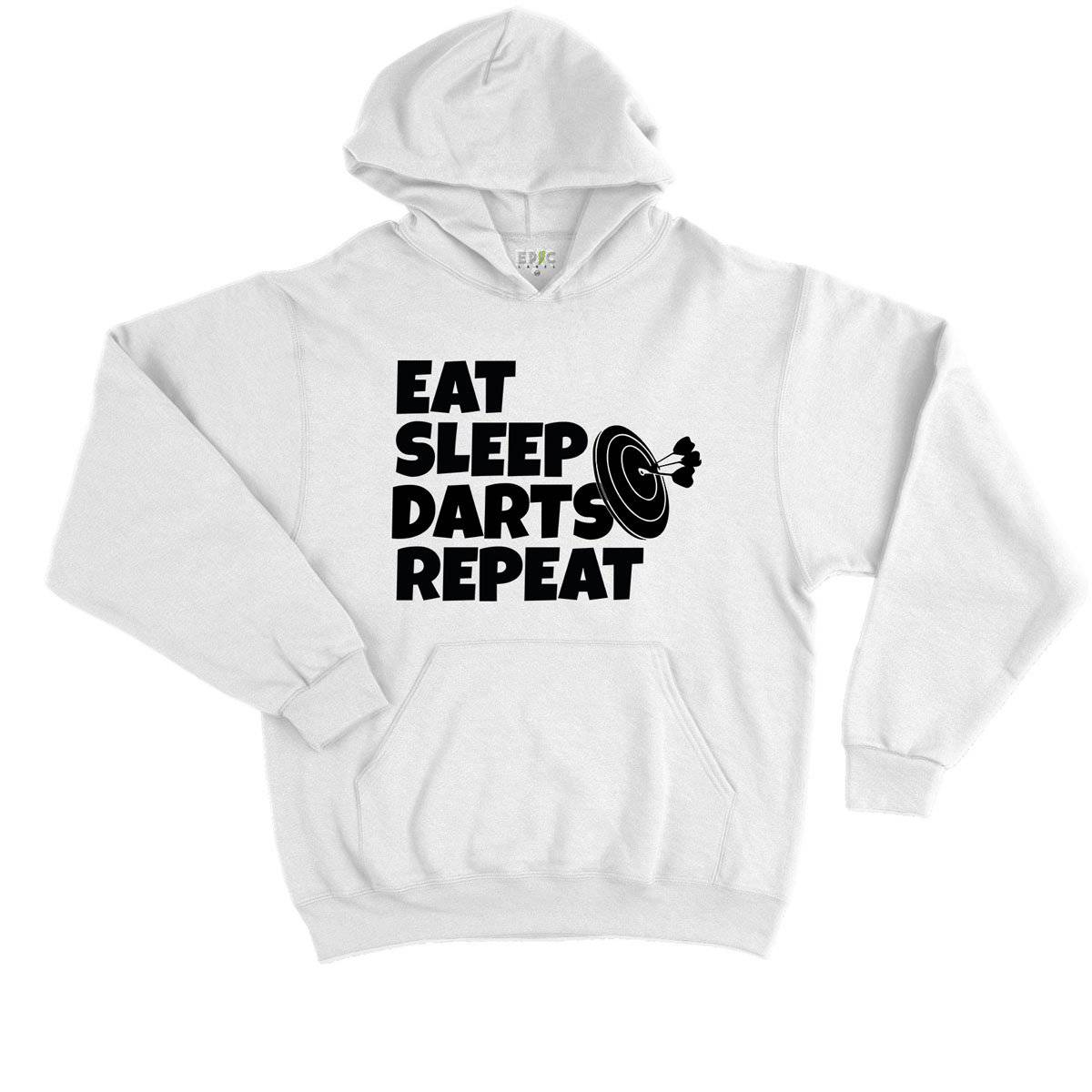 Epic Label Sweat à capuche Eat Sleep Darts Repeat Sweat à Capuche Enfant