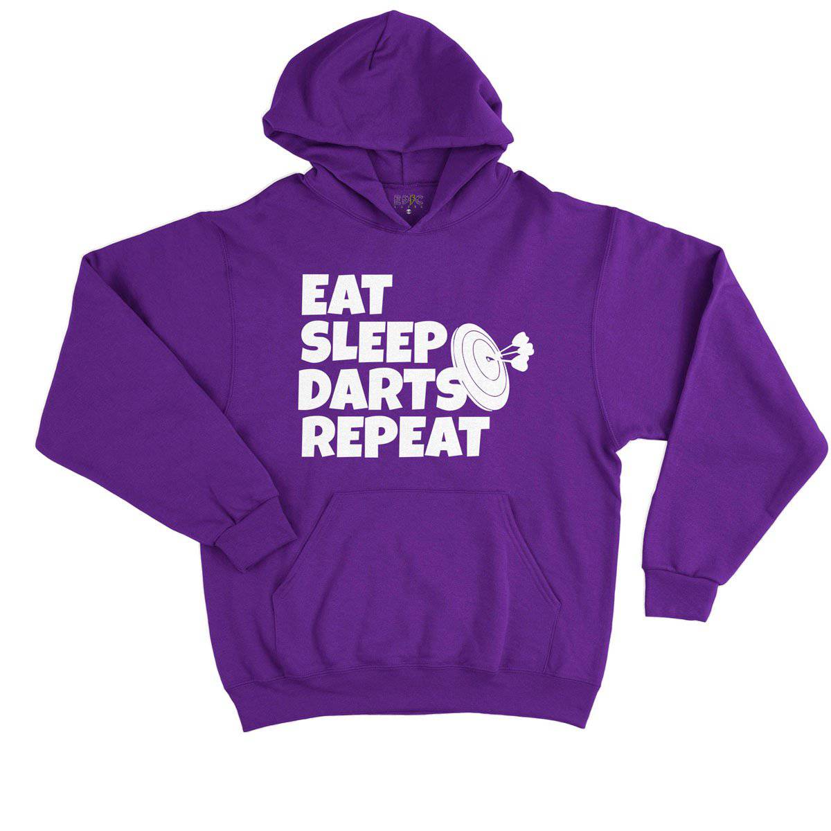 Epic Label Sweat à capuche Eat Sleep Darts Repeat Sweat à Capuche Enfant