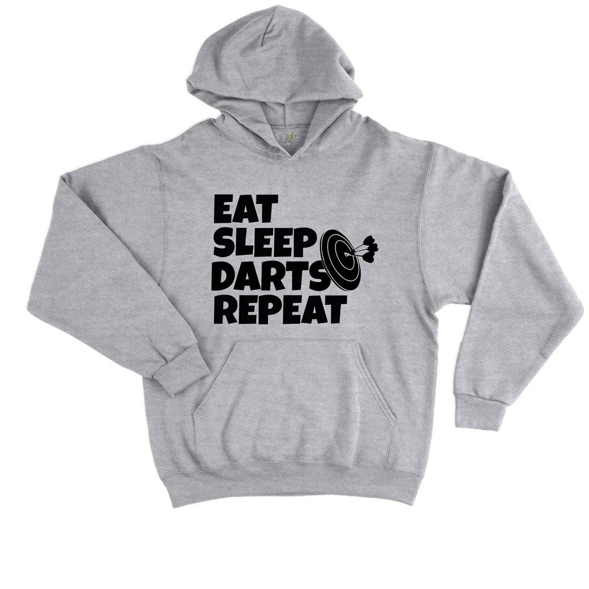 Epic Label Sweat à capuche Eat Sleep Darts Repeat Sweat à Capuche Enfant