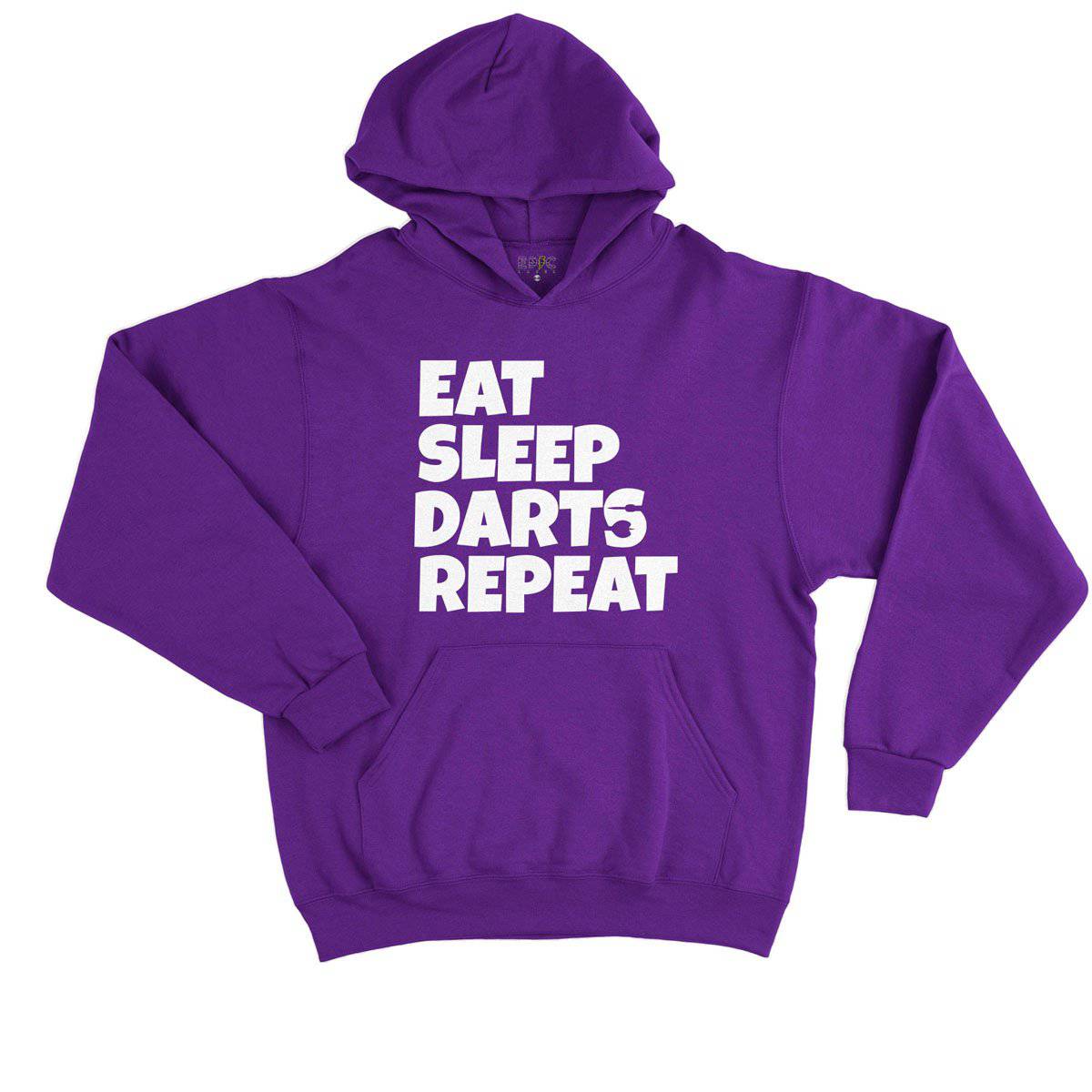 Epic Label Sweat à capuche Eat Sleep Darts Repeat Sweat à Capuche Enfant