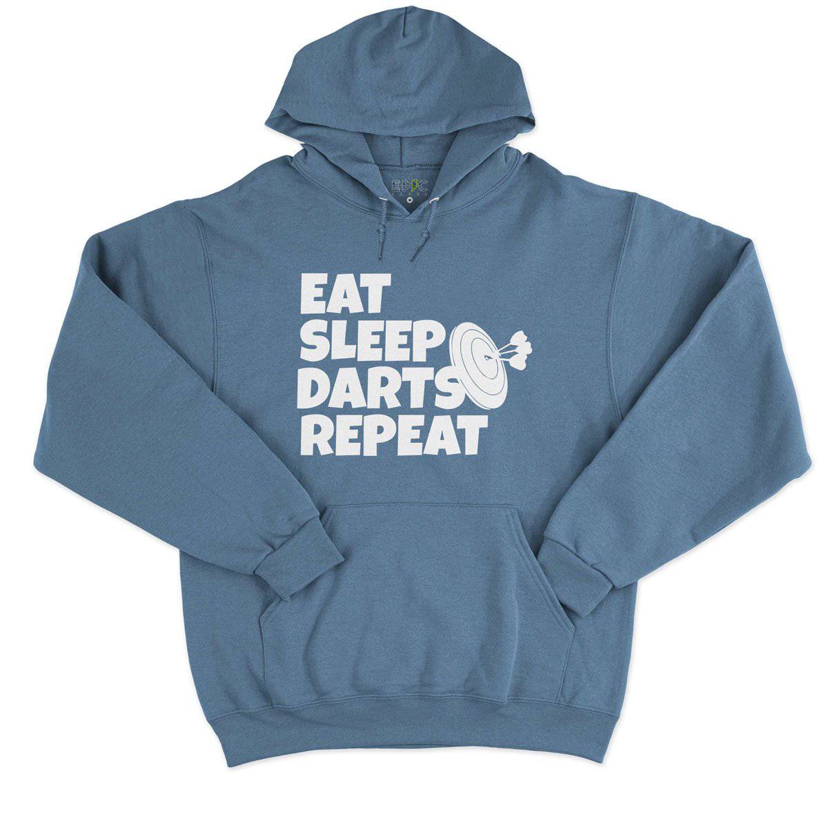 Epic Label Sweat à capuche Eat Sleep Darts Repeat Sweat à Capuche Pour Homme