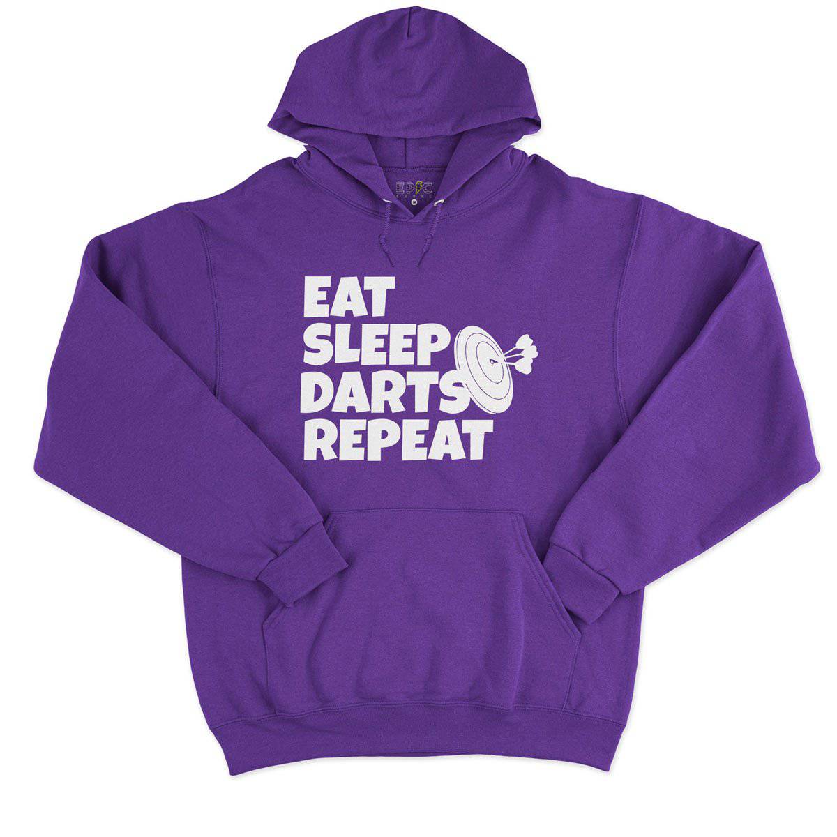 Epic Label Sweat à capuche Eat Sleep Darts Repeat Sweat à Capuche Pour Homme