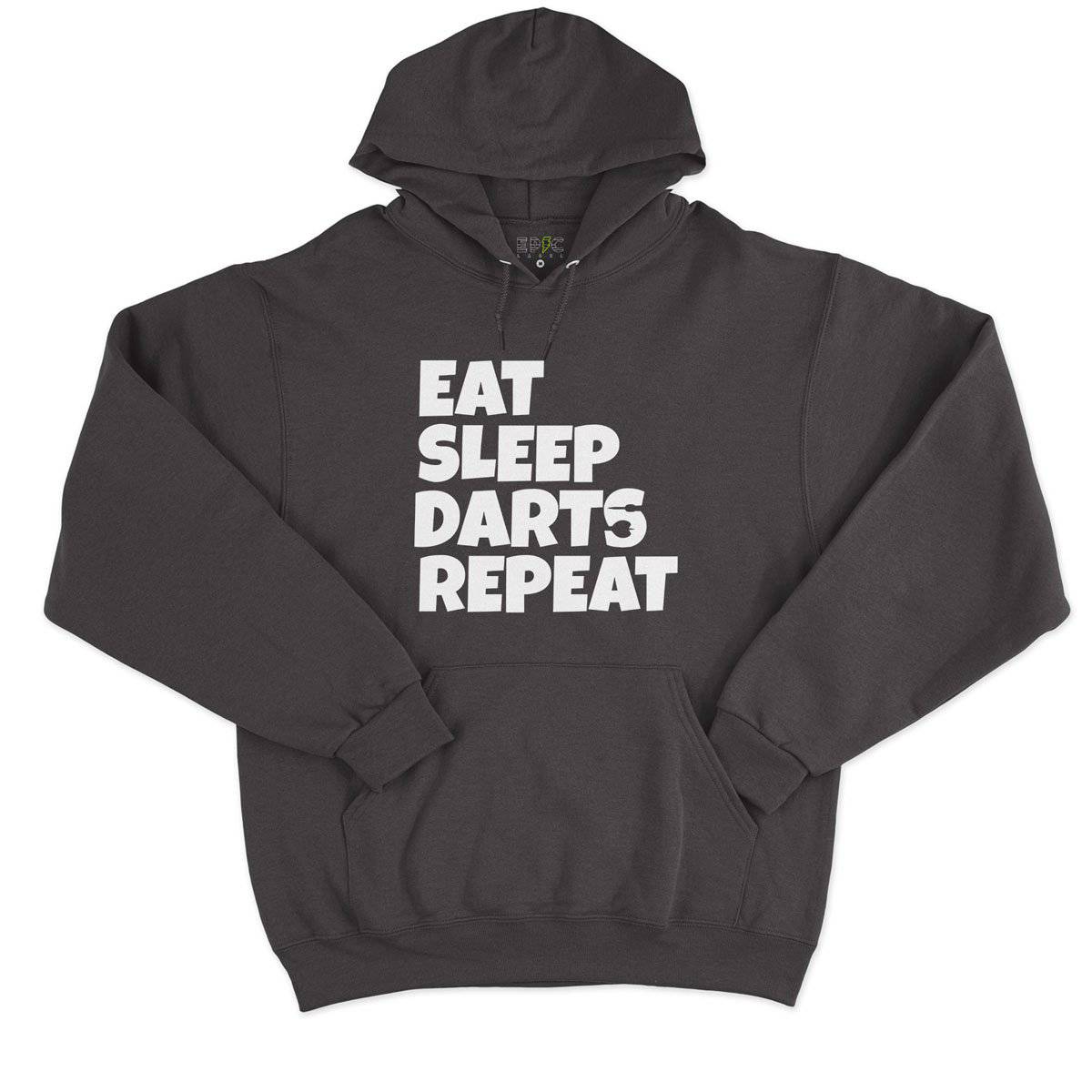 Epic Label Sweat à capuche Eat Sleep Darts Repeat Sweat à Capuche Pour Homme