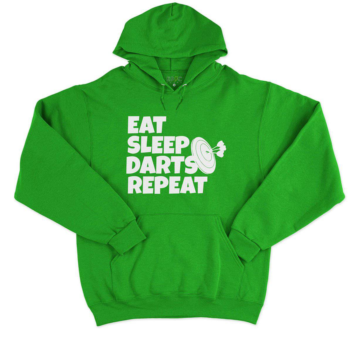 Epic Label Sweat à capuche Eat Sleep Darts Repeat Sweat à Capuche Pour Homme