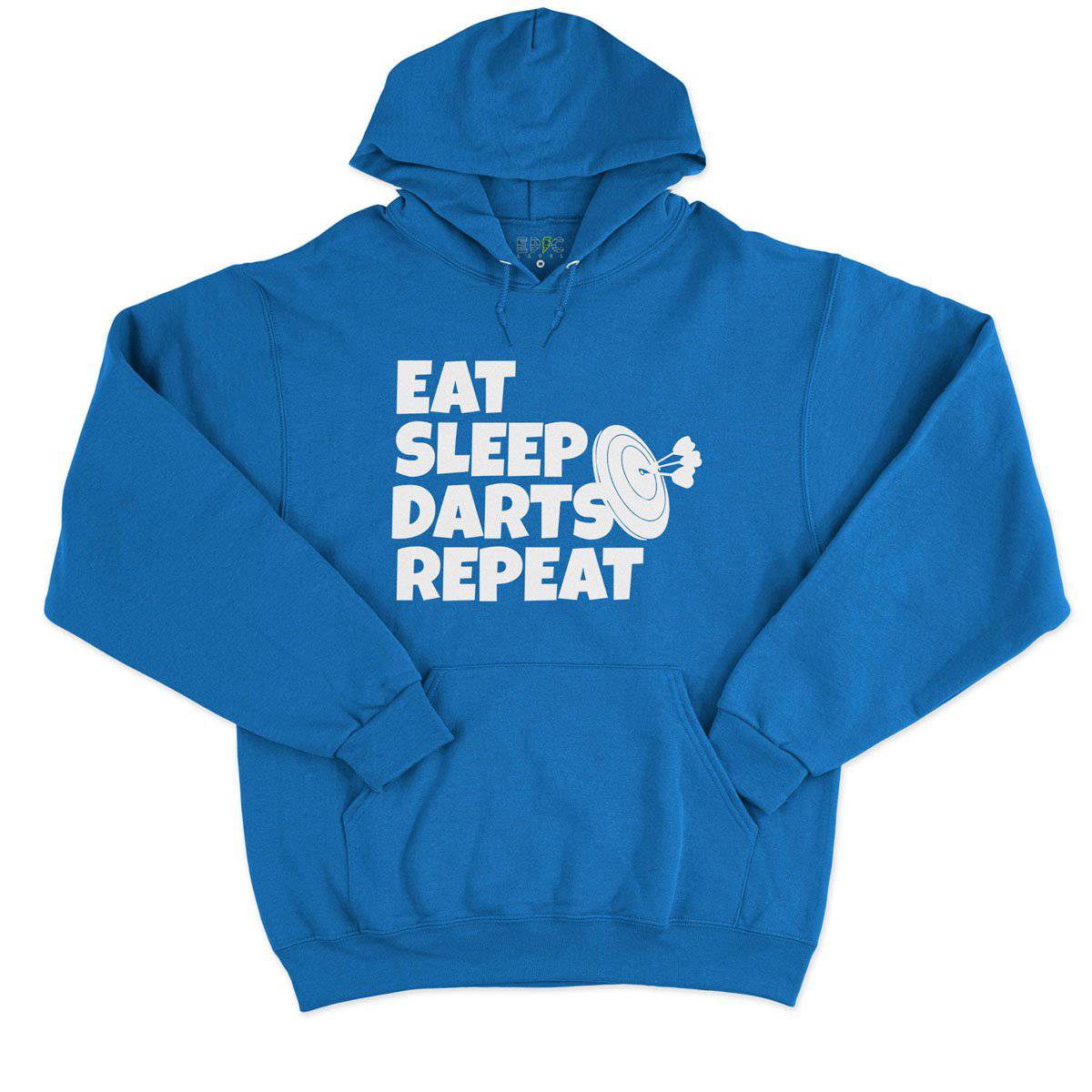 Epic Label Sweat à capuche Eat Sleep Darts Repeat Sweat à Capuche Pour Homme