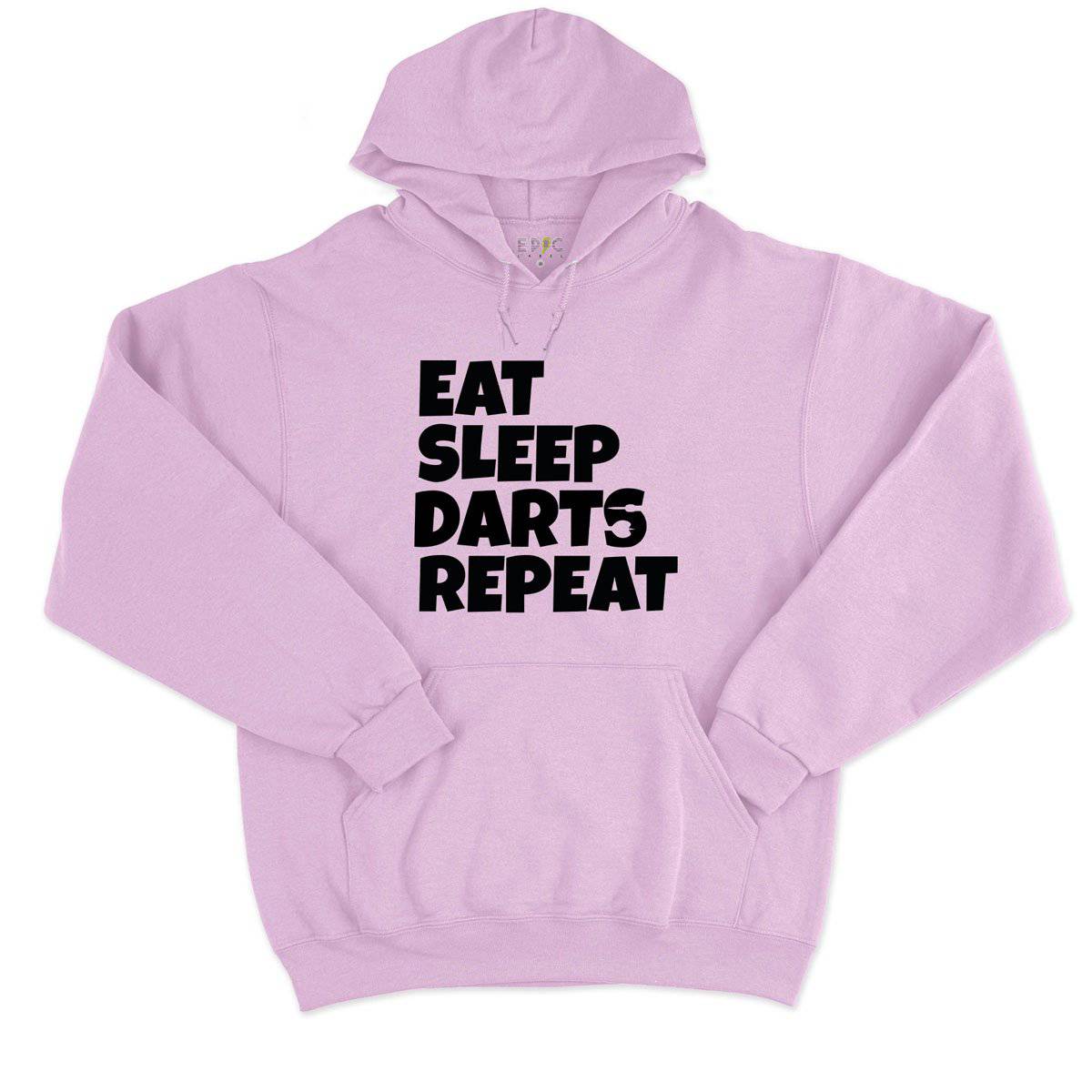 Epic Label Sweat à capuche Eat Sleep Darts Repeat Sweat à Capuche Pour Homme