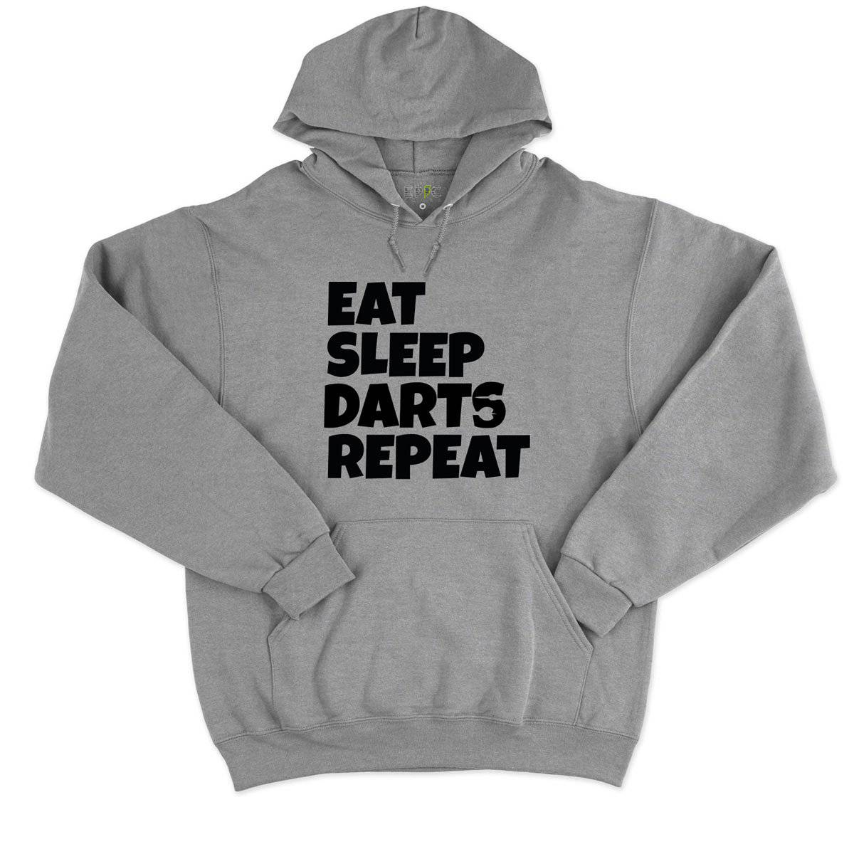 Epic Label Sweat à capuche Eat Sleep Darts Repeat Sweat à Capuche Pour Homme
