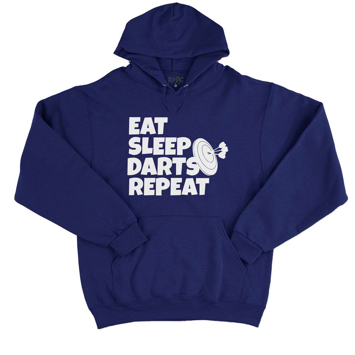 Epic Label Sweat à capuche Eat Sleep Darts Repeat Sweat à Capuche Pour Homme