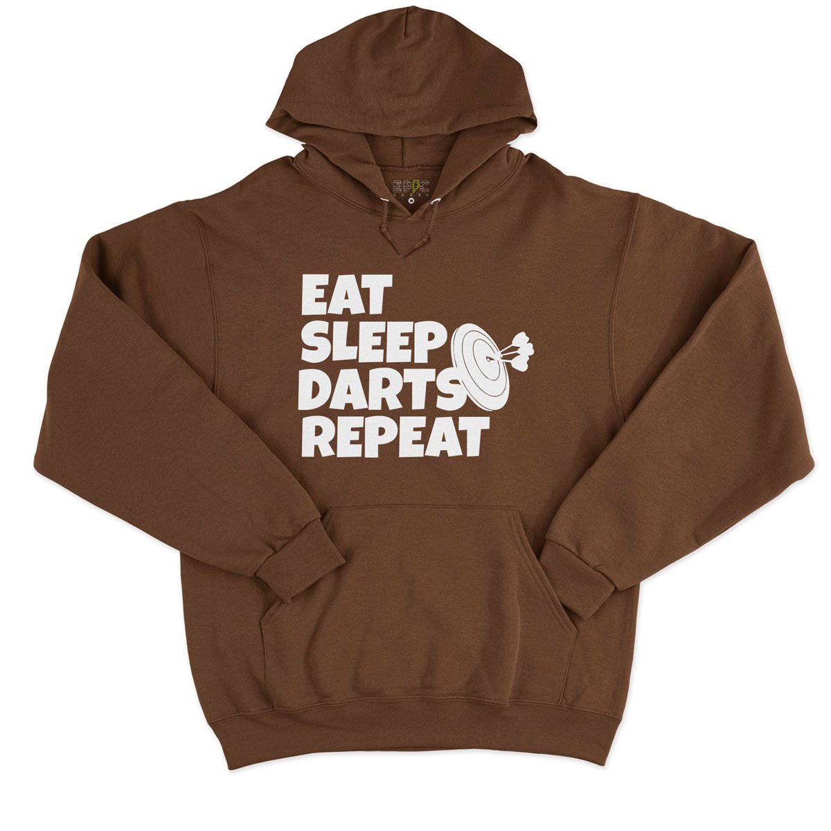 Epic Label Sweat à capuche Eat Sleep Darts Repeat Sweat à Capuche Pour Homme