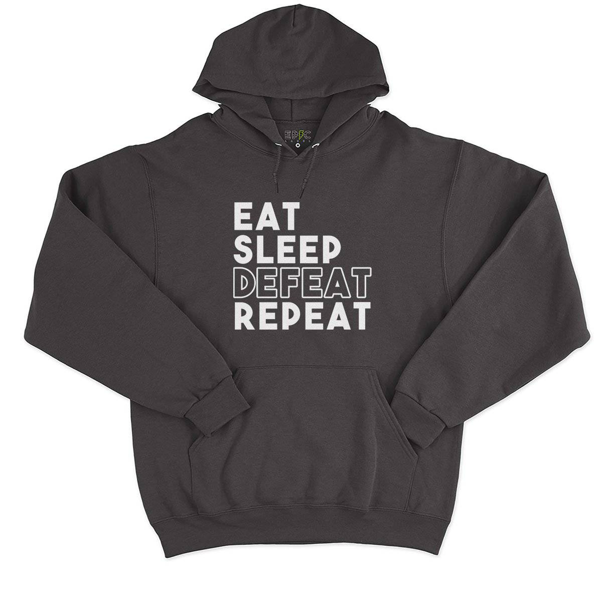Epic Label Sweat à capuche Eat Sleep Defeat Repeat Design Sweat à Capuche Pour Homme
