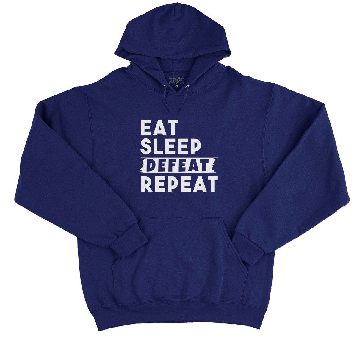 Epic Label Sweat à capuche Eat Sleep Defeat Repeat Sweat à Capuche Pour Homme