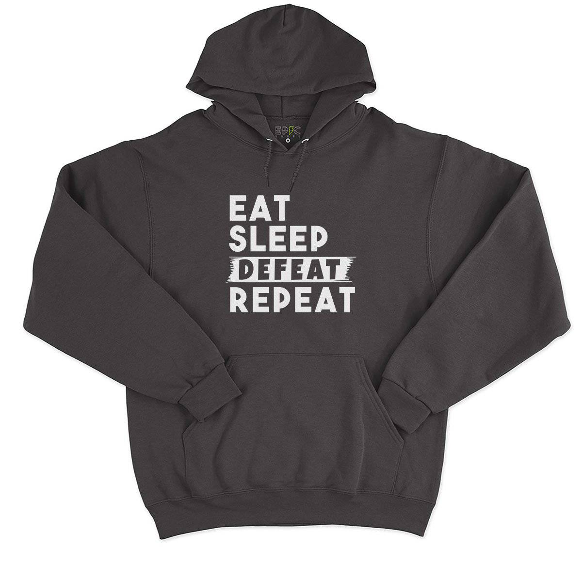 Epic Label Sweat à capuche Eat Sleep Defeat Repeat Sweat à Capuche Pour Homme