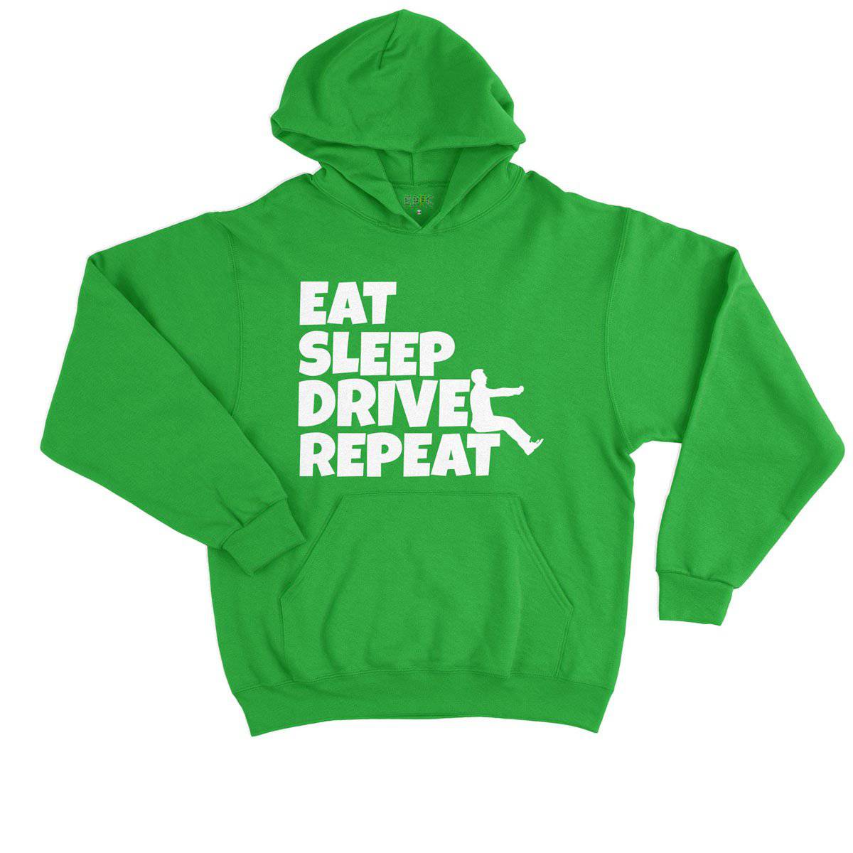 Epic Label Sweat à capuche Eat Sleep Drive Repeat Sweat à Capuche Enfant