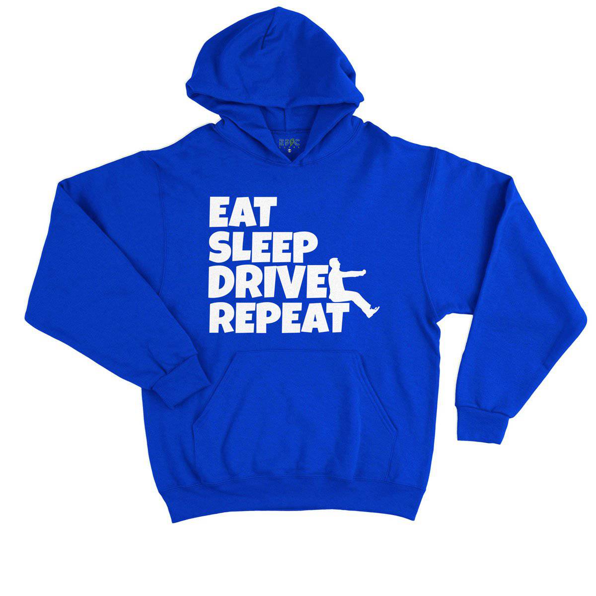 Epic Label Sweat à capuche Eat Sleep Drive Repeat Sweat à Capuche Enfant