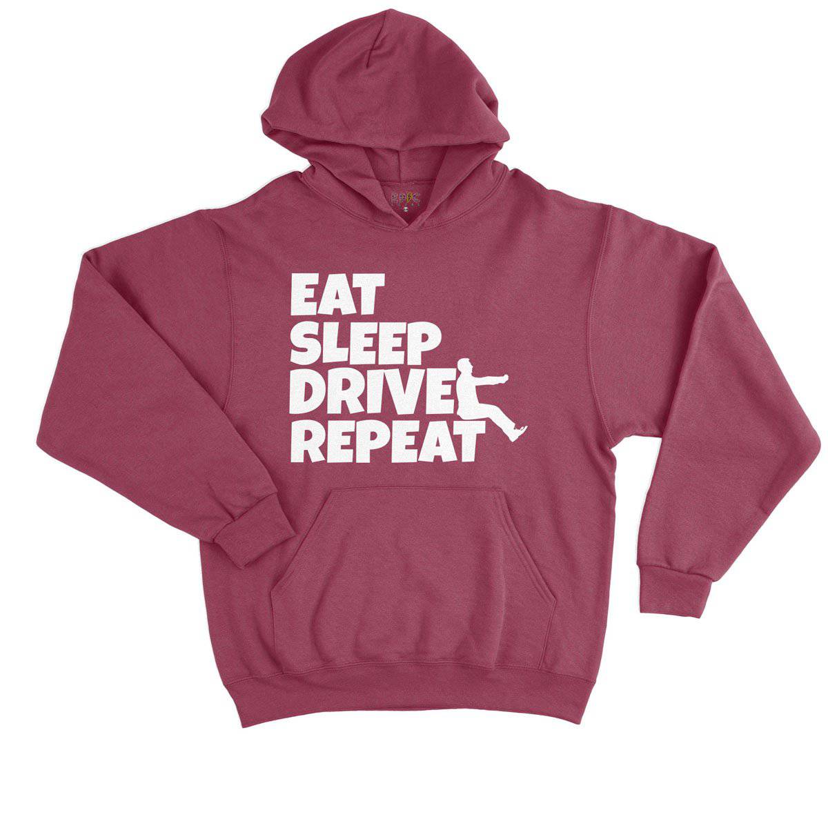 Epic Label Sweat à capuche Eat Sleep Drive Repeat Sweat à Capuche Enfant