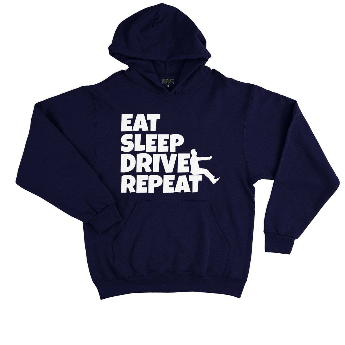 Epic Label Sweat à capuche Eat Sleep Drive Repeat Sweat à Capuche Enfant
