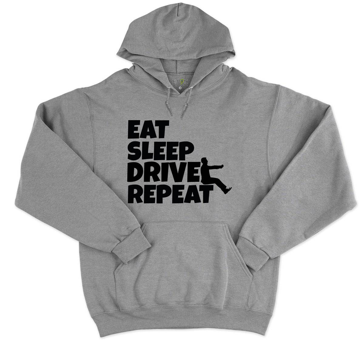 Epic Label Sweat à capuche Eat Sleep Drive Repeat Sweat à Capuche Pour Homme
