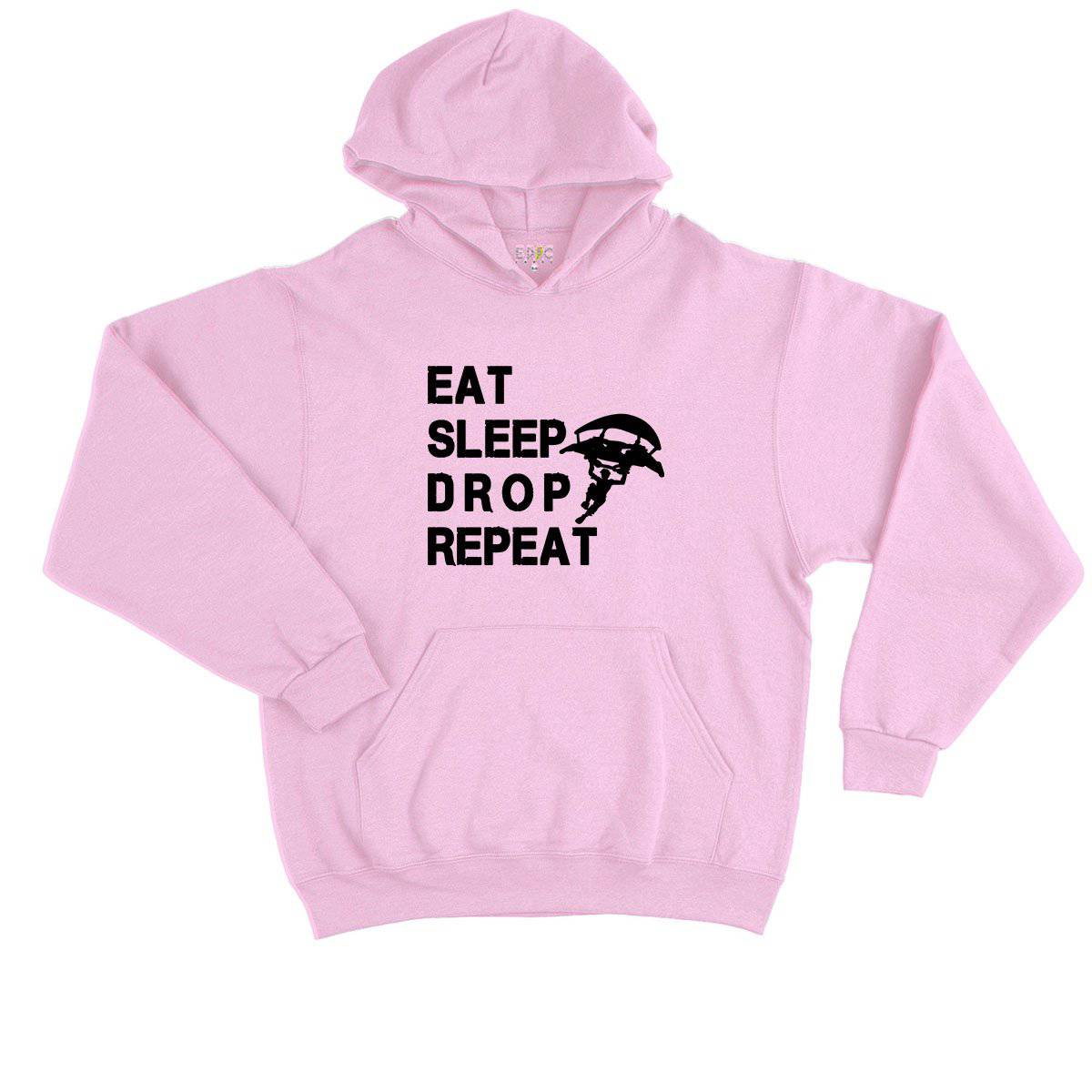 Epic Label Sweat à capuche Eat Sleep Drop Repeat Sweat à Capuche Enfant