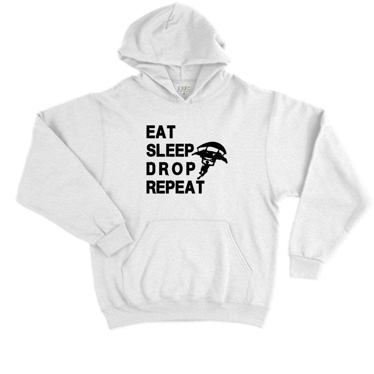Epic Label Sweat à capuche Eat Sleep Drop Repeat Sweat à Capuche Enfant