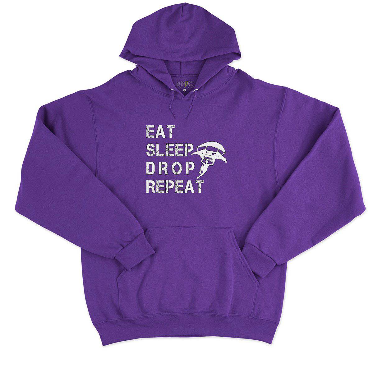 Epic Label Sweat à capuche Eat Sleep Drop Repeat Sweat à Capuche Pour Homme