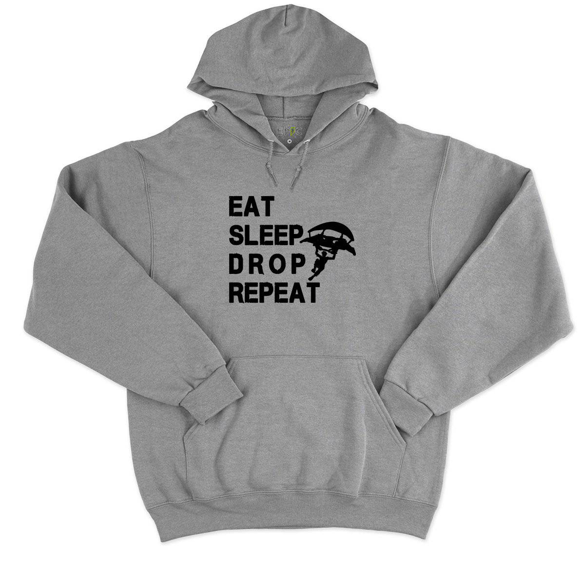 Epic Label Sweat à capuche Eat Sleep Drop Repeat Sweat à Capuche Pour Homme