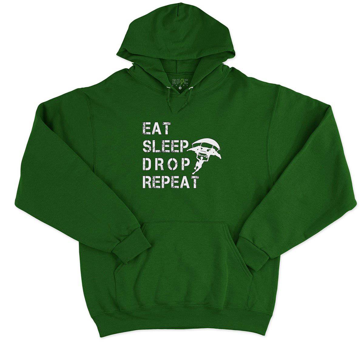 Epic Label Sweat à capuche Eat Sleep Drop Repeat Sweat à Capuche Pour Homme