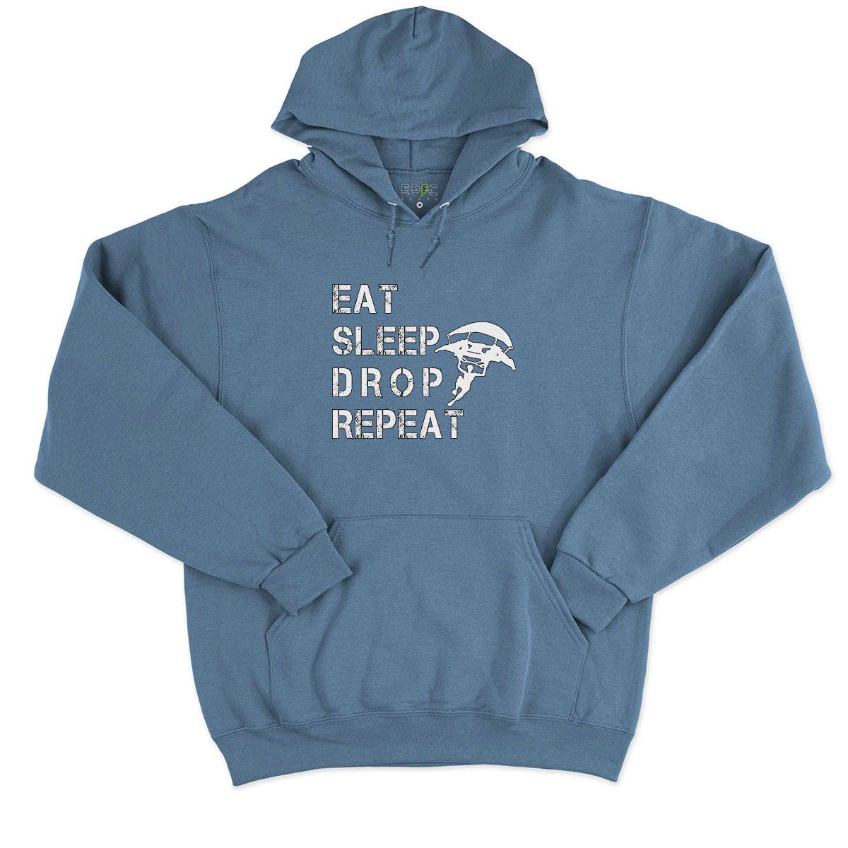 Epic Label Sweat à capuche Eat Sleep Drop Repeat Sweat à Capuche Pour Homme
