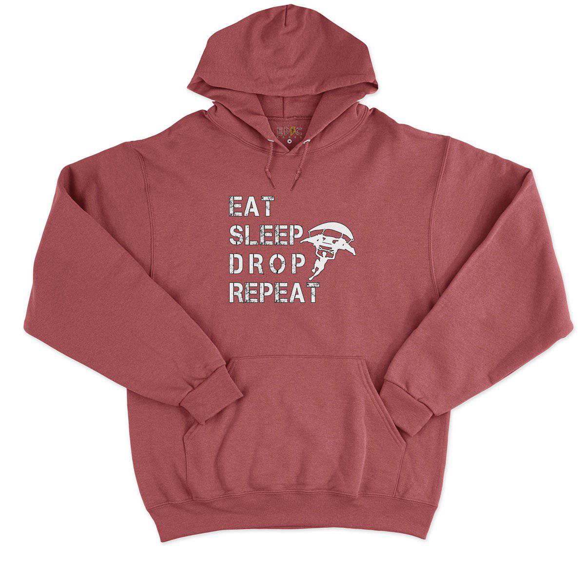 Epic Label Sweat à capuche Eat Sleep Drop Repeat Sweat à Capuche Pour Homme