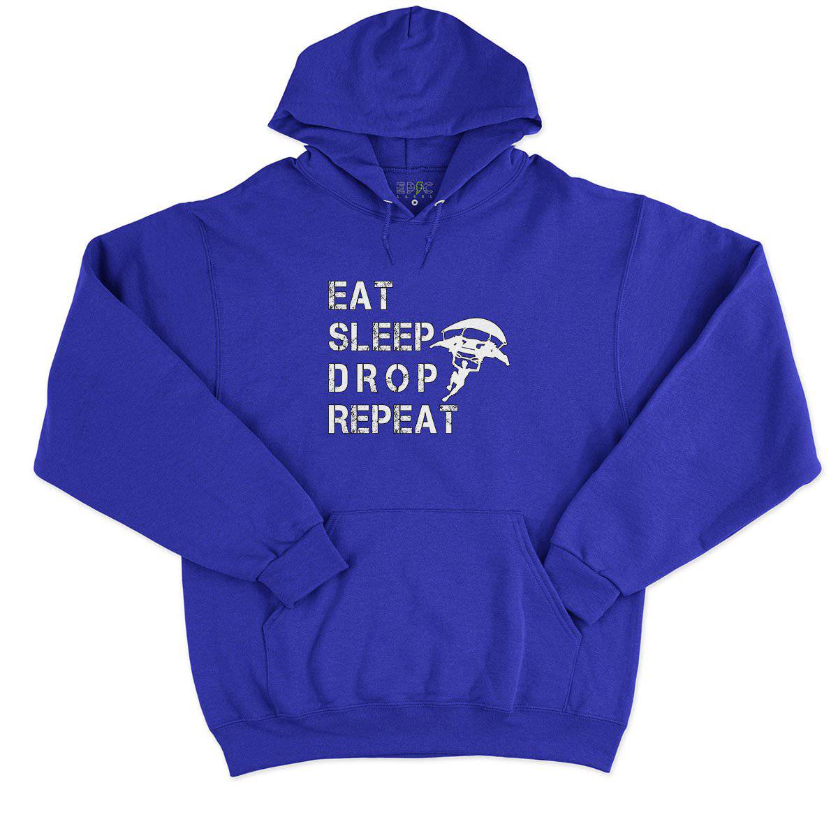 Epic Label Sweat à capuche Eat Sleep Drop Repeat Sweat à Capuche Pour Homme