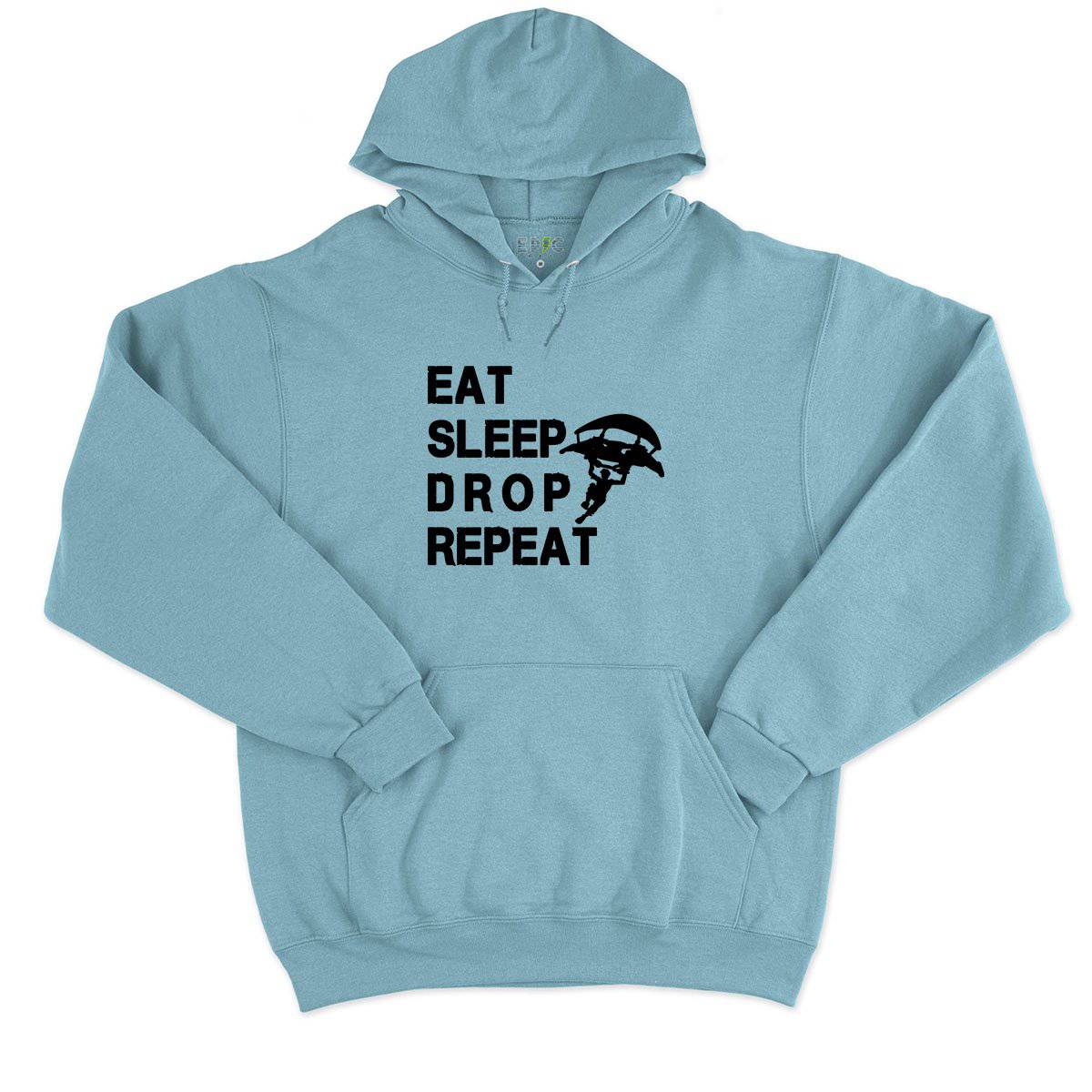 Epic Label Sweat à capuche Eat Sleep Drop Repeat Sweat à Capuche Pour Homme
