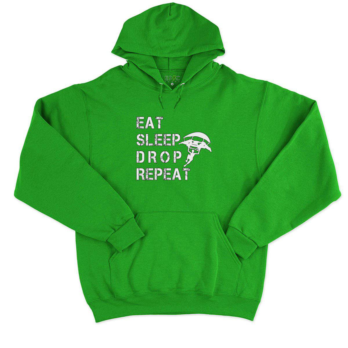 Epic Label Sweat à capuche Eat Sleep Drop Repeat Sweat à Capuche Pour Homme