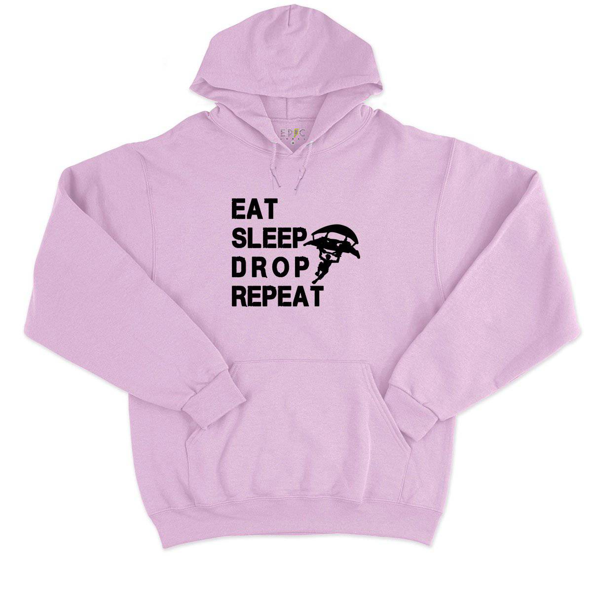 Epic Label Sweat à capuche Eat Sleep Drop Repeat Sweat à Capuche Pour Homme