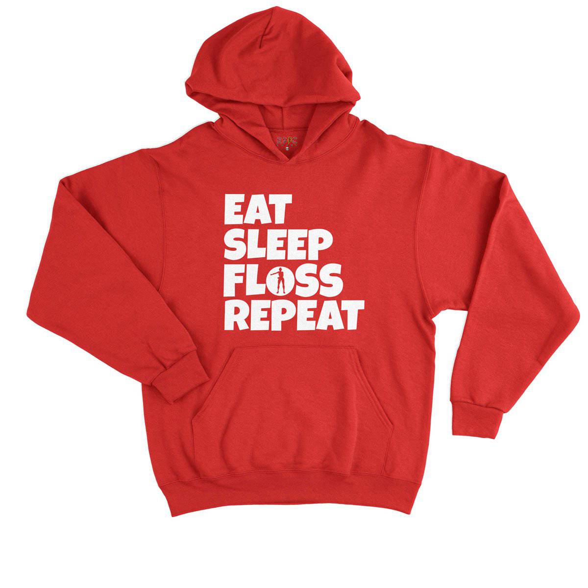 Epic Label Sweat à capuche Eat Sleep Floss Repeat Sweat à Capuche Enfant