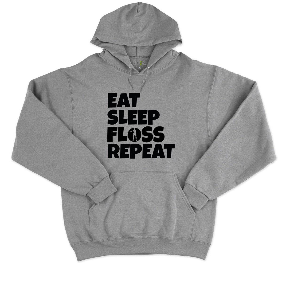 Epic Label Sweat à capuche Eat Sleep Floss Repeat Sweat à Capuche Pour Homme