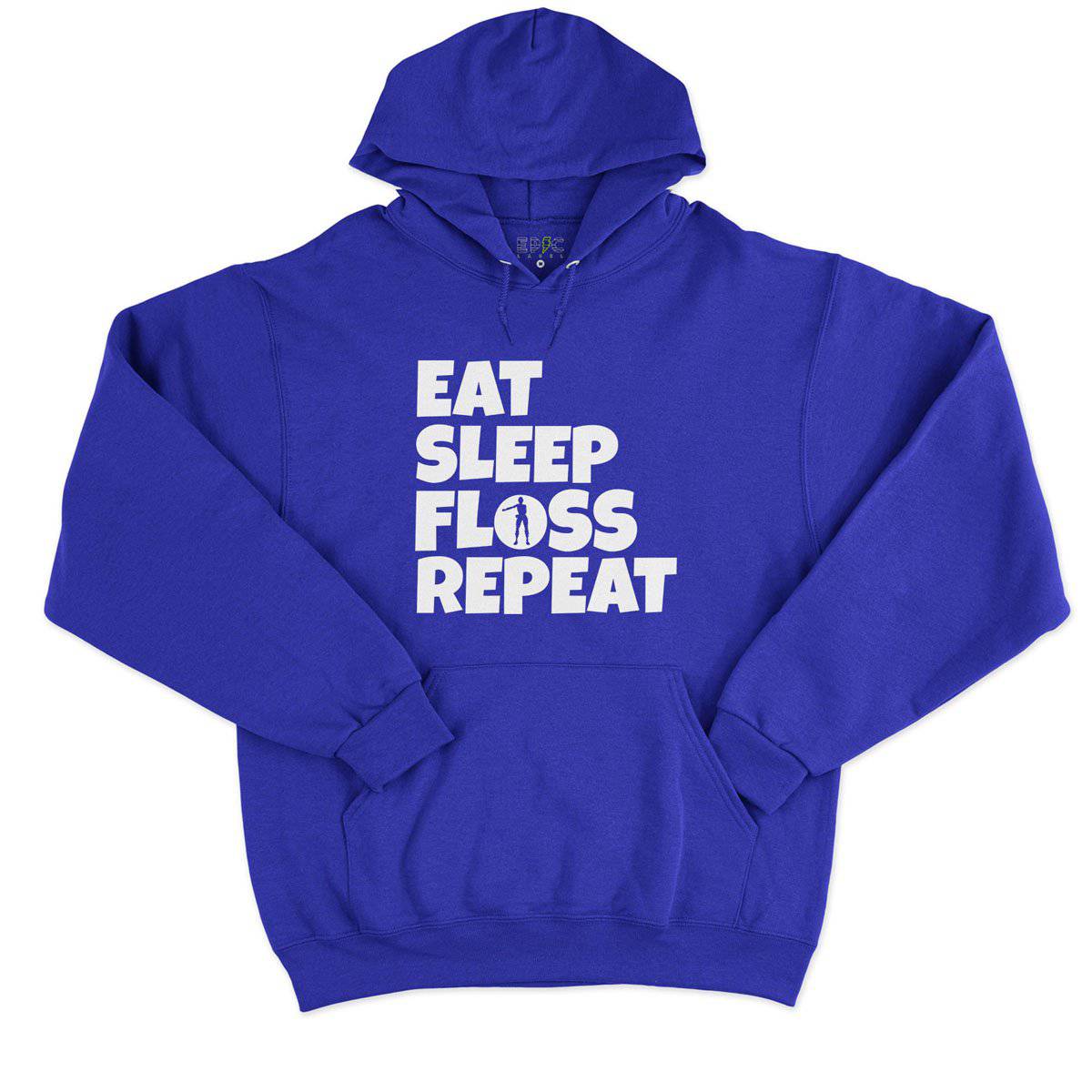 Epic Label Sweat à capuche Eat Sleep Floss Repeat Sweat à Capuche Pour Homme