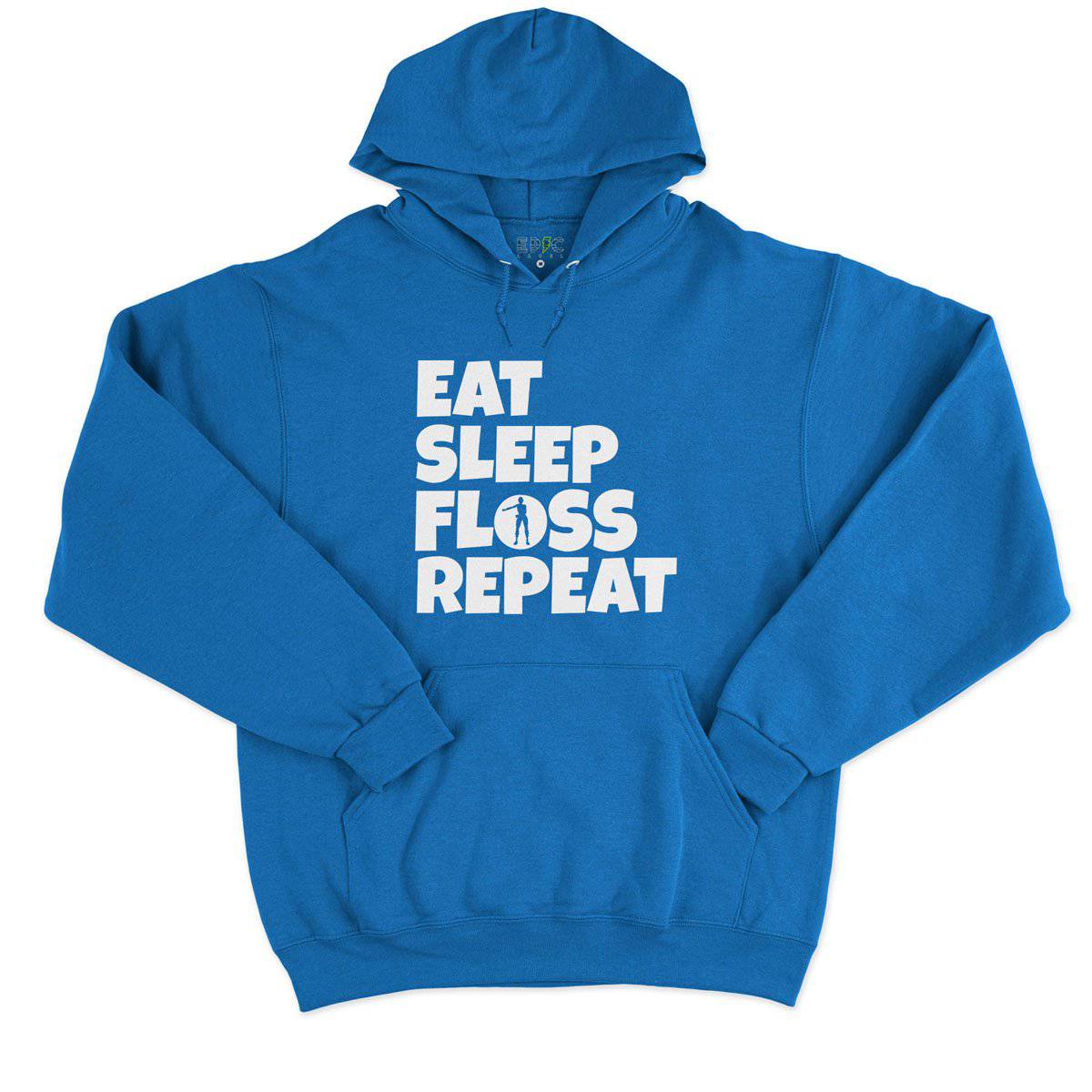 Epic Label Sweat à capuche Eat Sleep Floss Repeat Sweat à Capuche Pour Homme