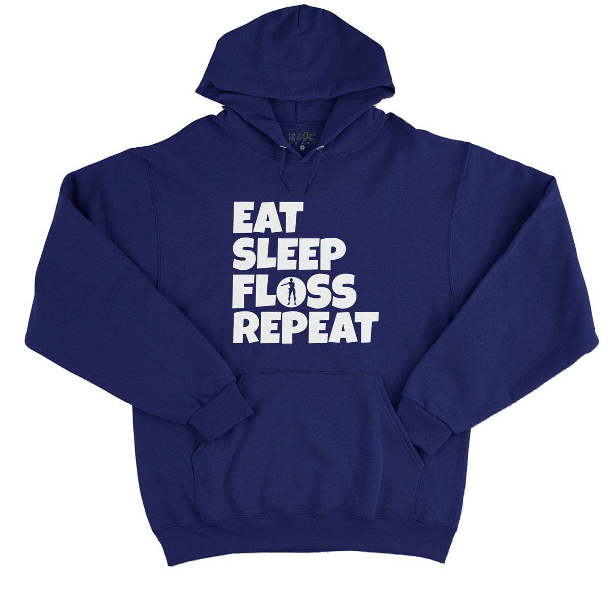 Epic Label Sweat à capuche Eat Sleep Floss Repeat Sweat à Capuche Pour Homme