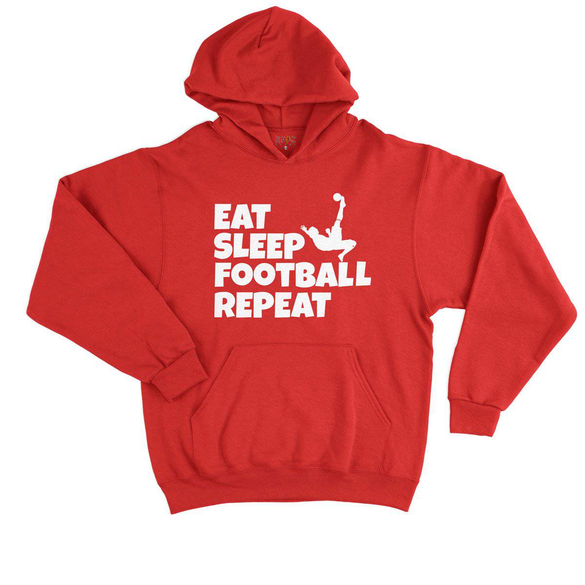 Epic Label Sweat à capuche Eat Sleep Football Repeat Sweat à Capuche Enfant