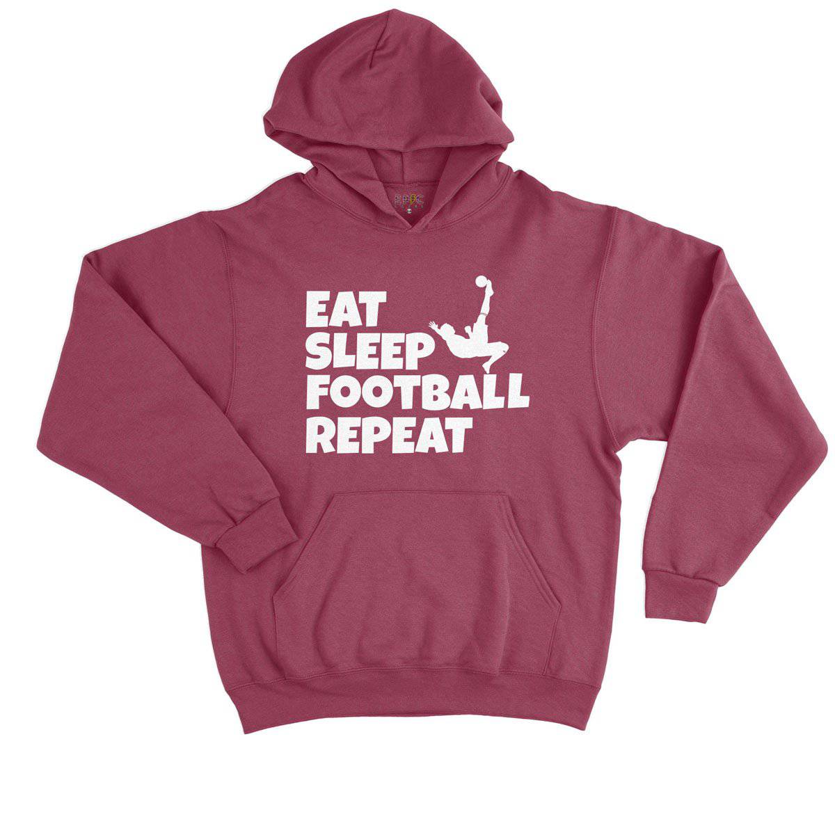 Epic Label Sweat à capuche Eat Sleep Football Repeat Sweat à Capuche Enfant