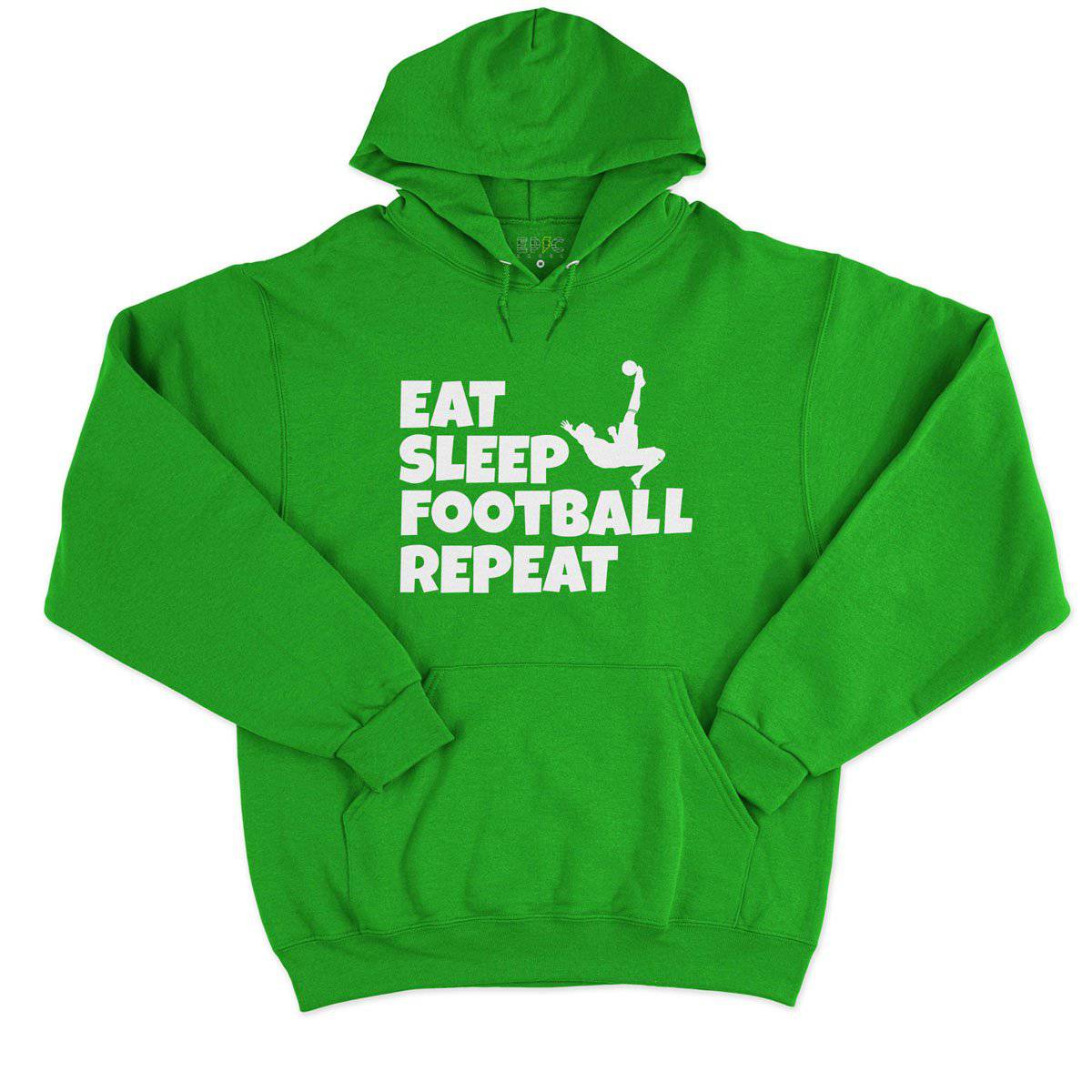 Epic Label Sweat à capuche Eat Sleep Football Repeat Sweat à Capuche Pour Homme