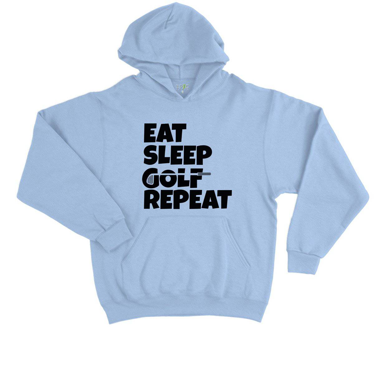 Epic Label Sweat à capuche Eat Sleep Golf Repeat Sweat à Capuche Enfant